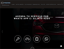 Tablet Screenshot of mazdaamericas.com